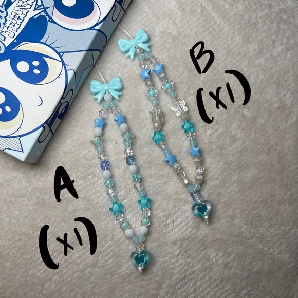 Blue Phone/Camera Strap Charms - Picture 2 of 7